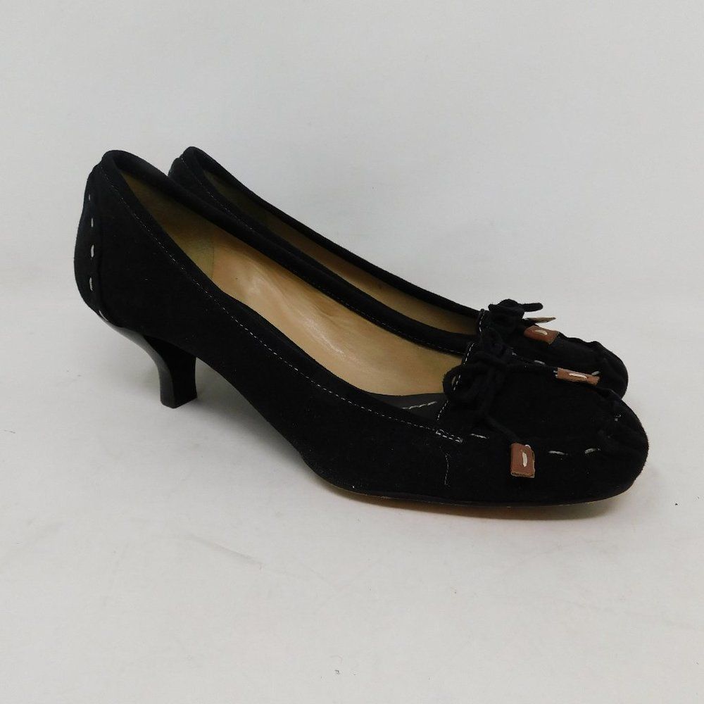 Kate Spade Black Kitten Heels Size 6